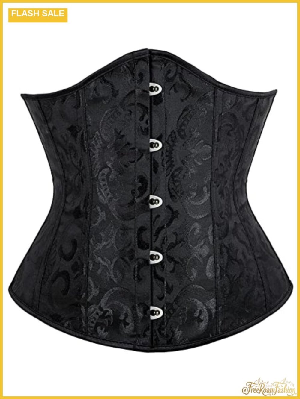 Alivila.Y Fashion Corset Womens Brocade Underbust Boned Corsets Bustier Waist